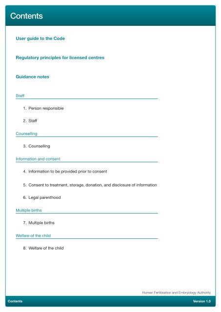 Eighth Edition - R.3 - Human Fertilisation & Embryology Authority