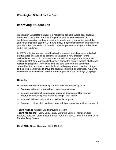 Governing for Results 13 - Washington State Digital Archives