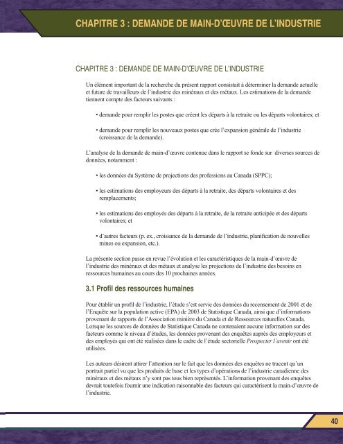 Rapport final PROSPECTER L'AVENIR - MiHR