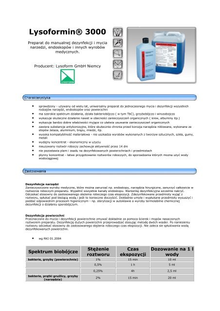 LysoforminÂ® 3000