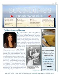 May 2011 Issue - Encinal Yacht Club