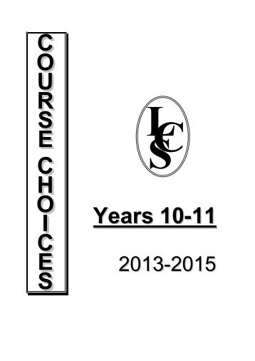 Years 10-11 - Littleover Community School