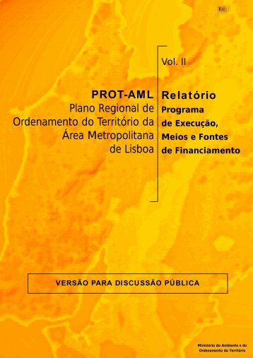 PROT-AML Plano Regional de Ordenamento do ... - CCDR-LVT