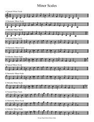 12 Major Scales Bass Clef Phsmb