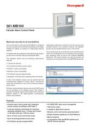 Intrusion detection central control unit 561-MB100