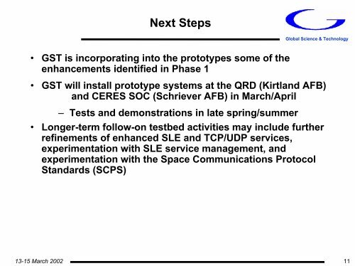 Applying CCSDS Standards to the Air Force Satellite Control ...