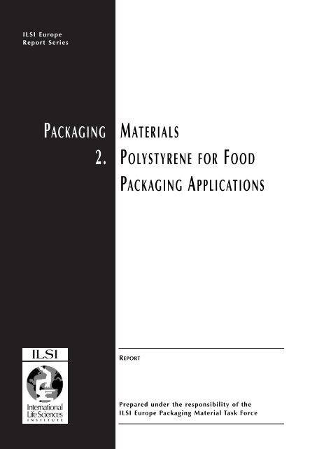 packaging materials 2. polystyrene for food packaging applications