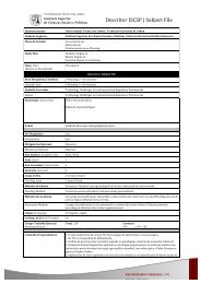 Descritor ISCSP | Subject File - LabTec-CS