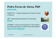 Pedro Ferraz de Abreu, PhD - LabTec-CS