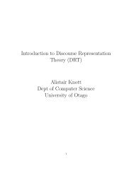 Introduction to Discourse Representation Theory - Computer Science