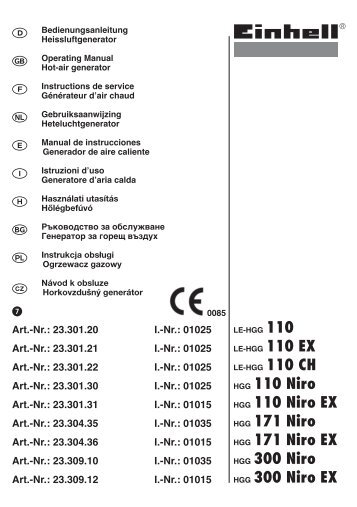 Anleitung HGG 110-300_SPK7