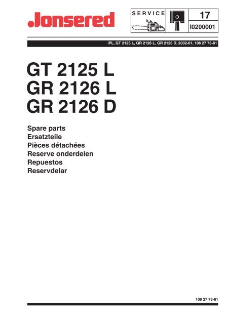 Ipl Gt2125 L Gr2126 L Gr2126 D 02 01 Trimmer Jonsered Ipl Gt2125 L Gr2126 L Gr2126 D 02 01 Trimmer Jonsered