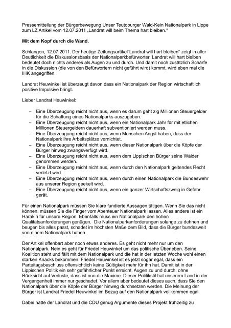 PDF Download - Unser Teutoburger Wald