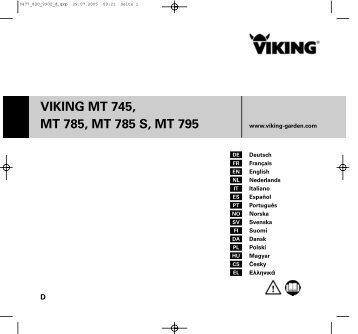 VIKING MT 745, MT 785, MT 785 S, MT 795