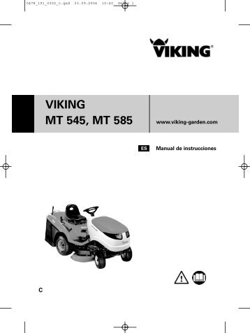 VIKING MT 545, MT 585