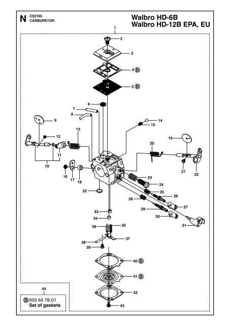 IPL, CS2165, CS 2165, 2010-05, Chain Saw - Jonsered