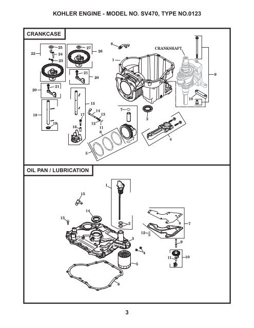 15 Hp Kohler Engine Diagram - Wiring Diagram Schemas