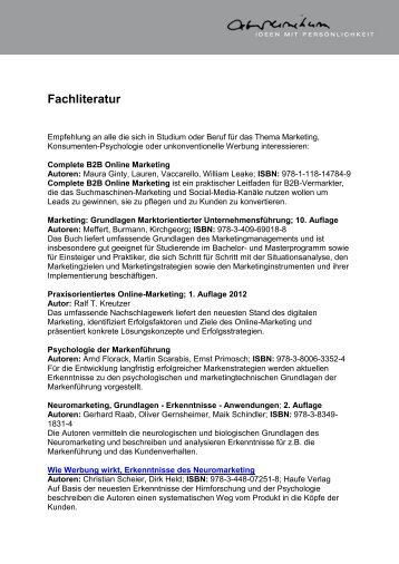 Fachliteratur - arsunikum