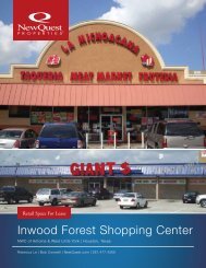 Inwood Forest Shopping Center - NewQuest Properties