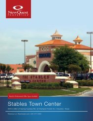 Stables Town Center - NewQuest Properties