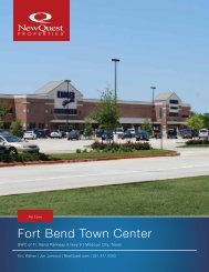 Fort Bend Town Center - NewQuest Properties