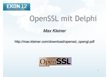 OpenSSL mit Delphi - softwareschule.ch