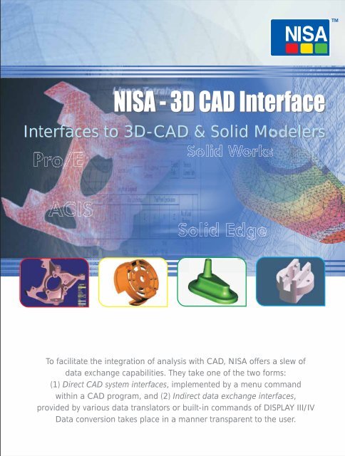 NISA - 3D CAD Interface - CADLM