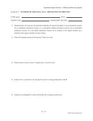 SYNTHESIS OF LIDOCAINE. Part C. PREPARATION OF LIDOCAINE