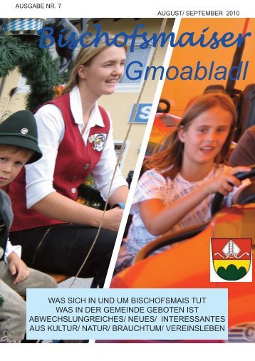 Bischofsmaiser Gmoabladl