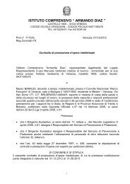 contratto baraldi 2012-2013 - Istituto Comprensivo Armando Diaz