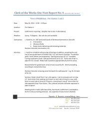 Fire Facilities Clerk of the Works Report #4 - town-of-midd