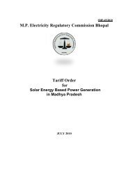 Tariff order for Solar Energy Based Power Generation in ... - Ireda