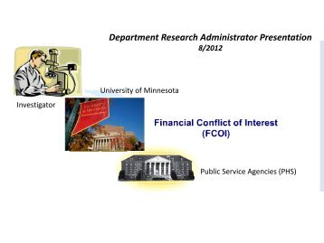 Financial Conflict of Interest (FCOI) - Sponsored Projects ...