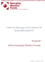 2008 Africa Program Booklet Engl... - Emerging Markets Forum