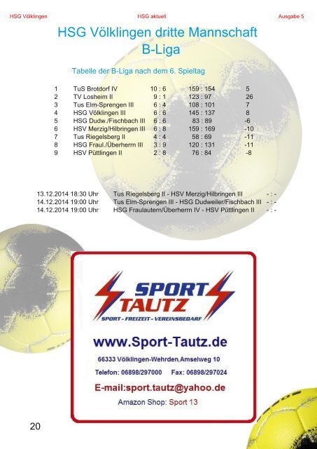 13/12/14 vs. HC St. Johann