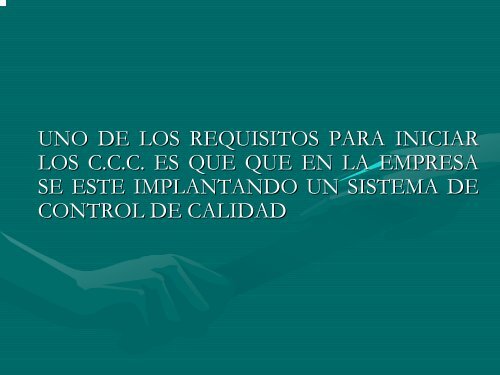 Círculos de Control de Calidad