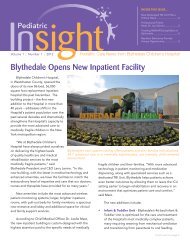 Vol 1 No 1 2012 - Blythedale Children's Hospital