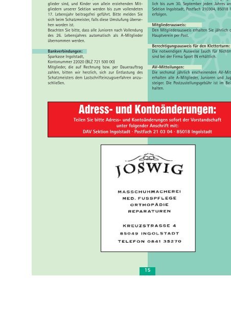 pdf-download 2,3 MB - DAV - Sektion Ingolstadt