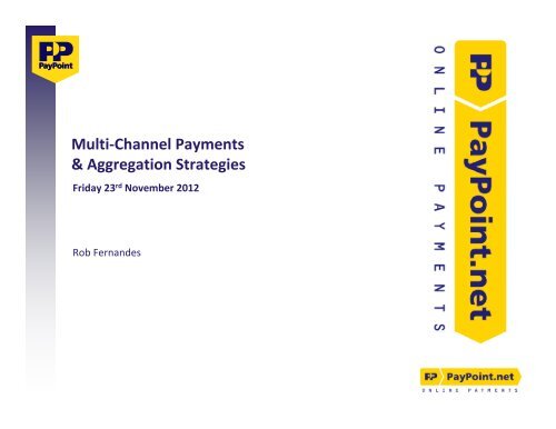 Multi-Channel Payments & Aggregation Strategies - by Rob ...