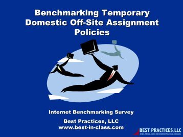 Benchmarking Temporary Domestic Off-Site Assignment Policies