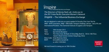 Inspire – The Influential Business Exchange - Harvey Nash