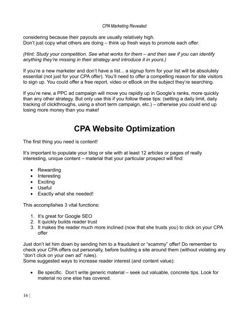 CPA Marketing Revealed 1 | - Viral PDF Generator