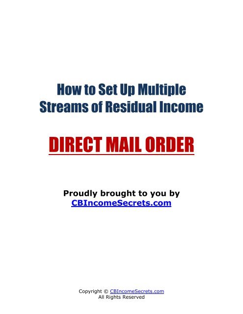 DIRECT MAIL ORDER - Viral PDF Generator