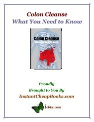 Colon Cleanse What You Need to Know - Viral PDF Generator