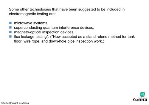 Electromagnetic Testing