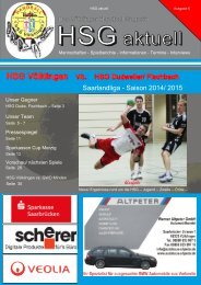 14/01/15 vs. HSG Dudweiler Fischbach