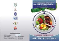 kanser ve beslenme sempozyumu.pdf - Kansere KarÅÄ± Elele
