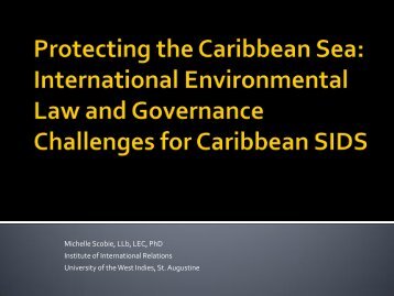 Protecting the Caribbean Sea: International Environmental Law