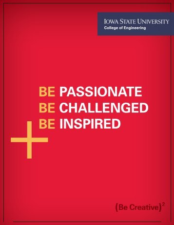 new recruitment brochure - College of Engineering at Iowa State ...