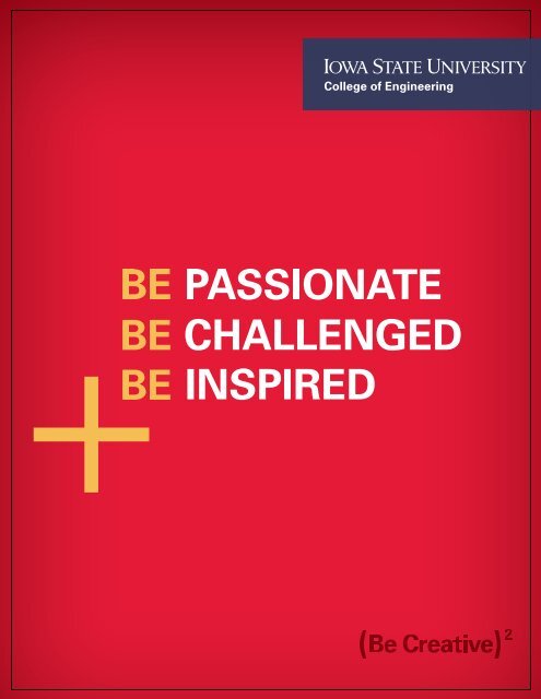 new recruitment brochure - College of Engineering at Iowa State ...